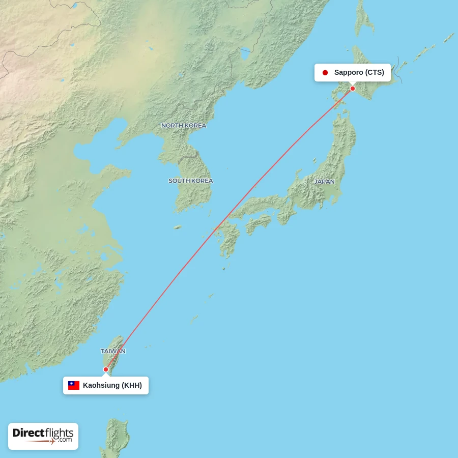 CTS - KHH route map