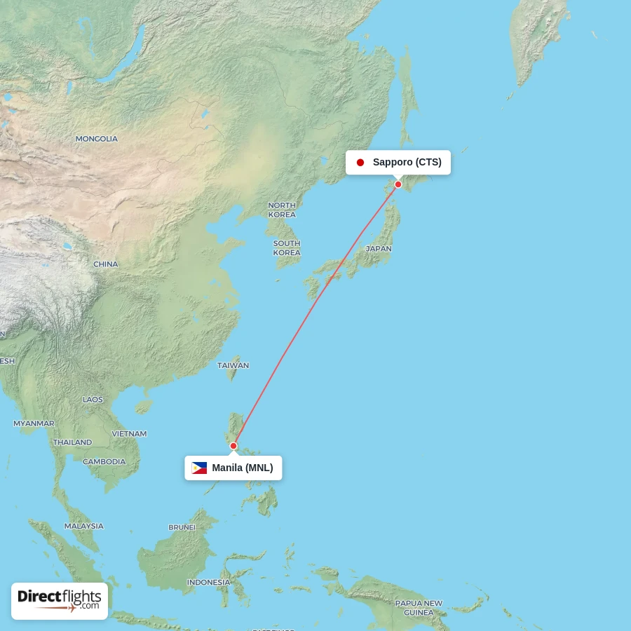 CTS - MNL route map