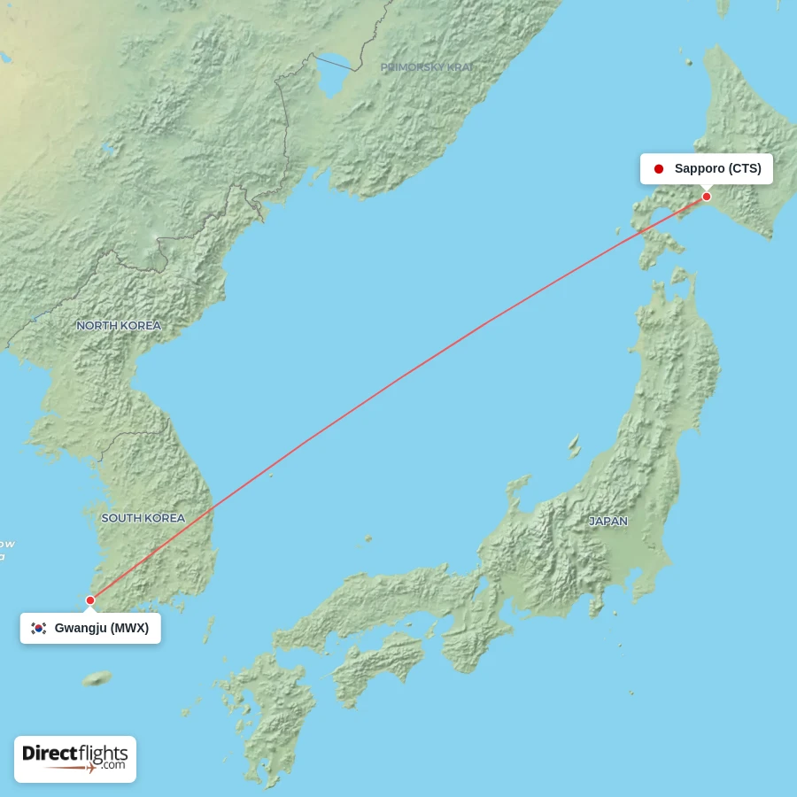 CTS - MWX route map