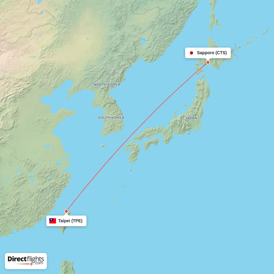 CTS - TPE route map
