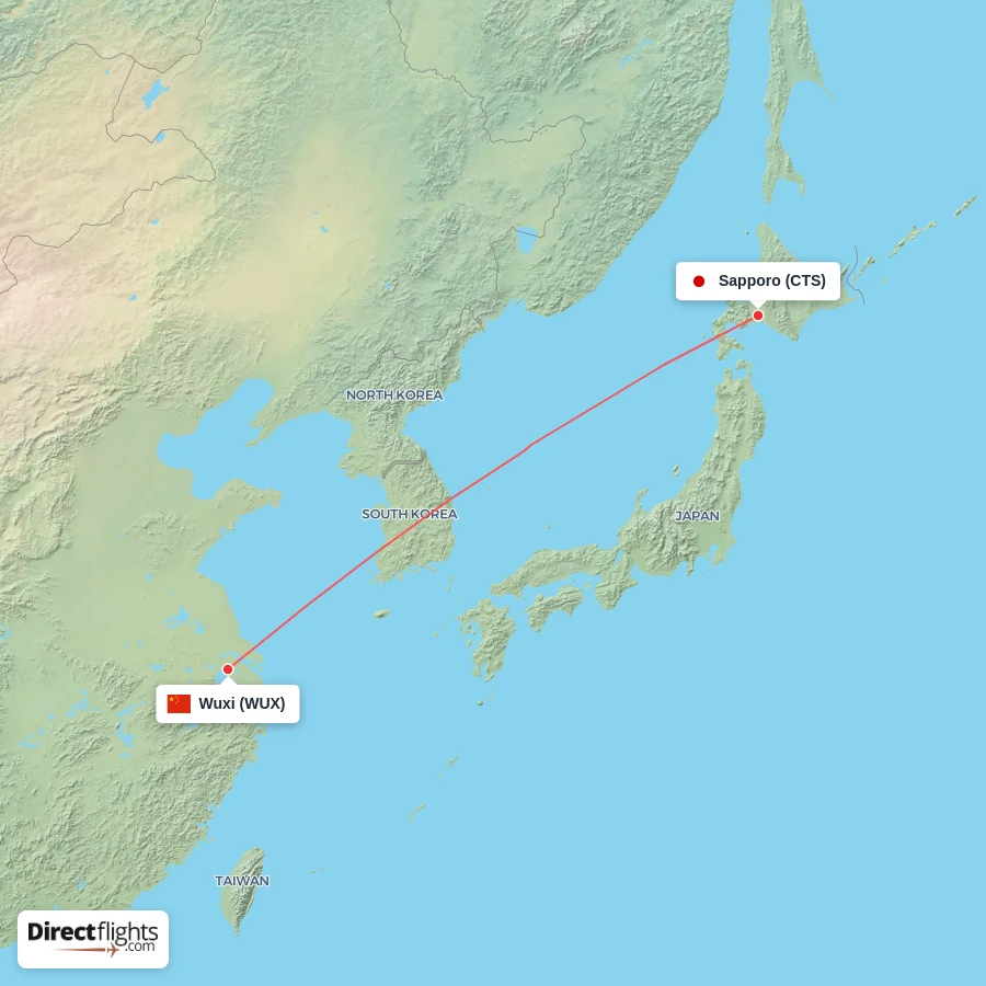 CTS - WUX route map
