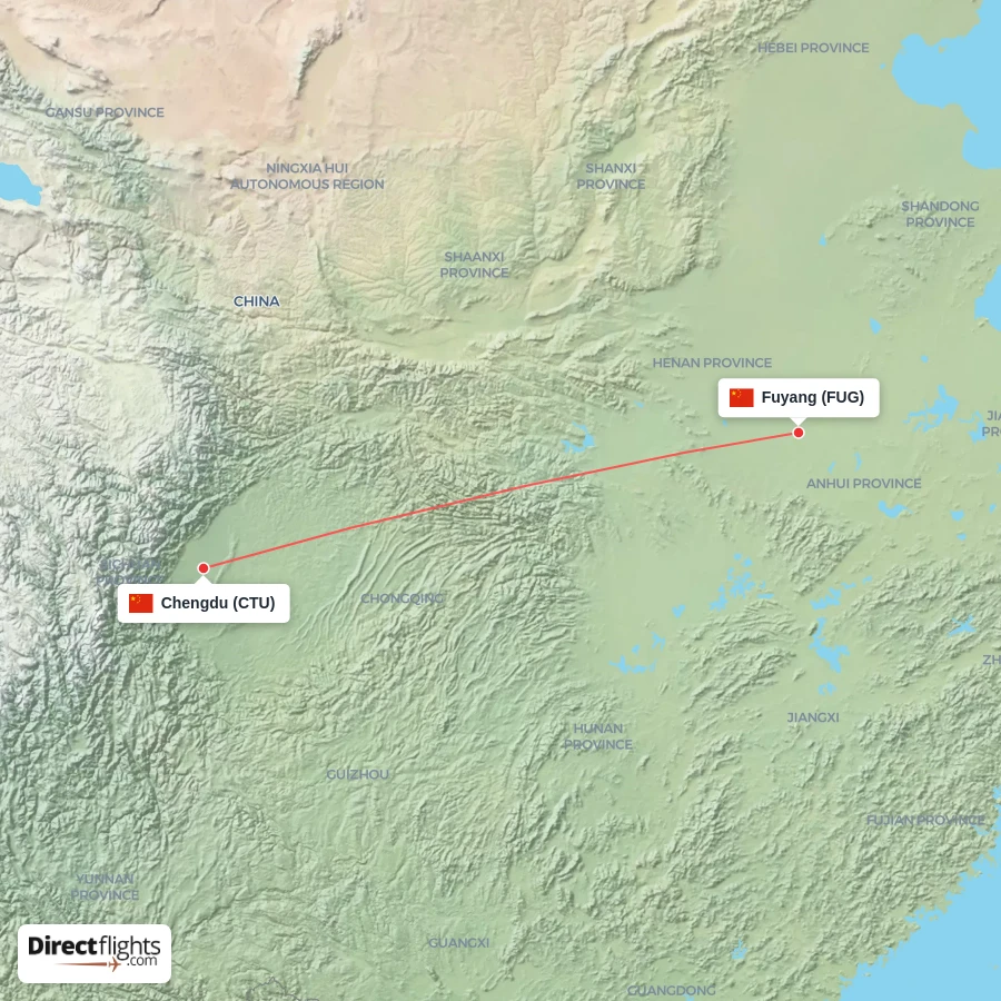 CTU - FUG route map