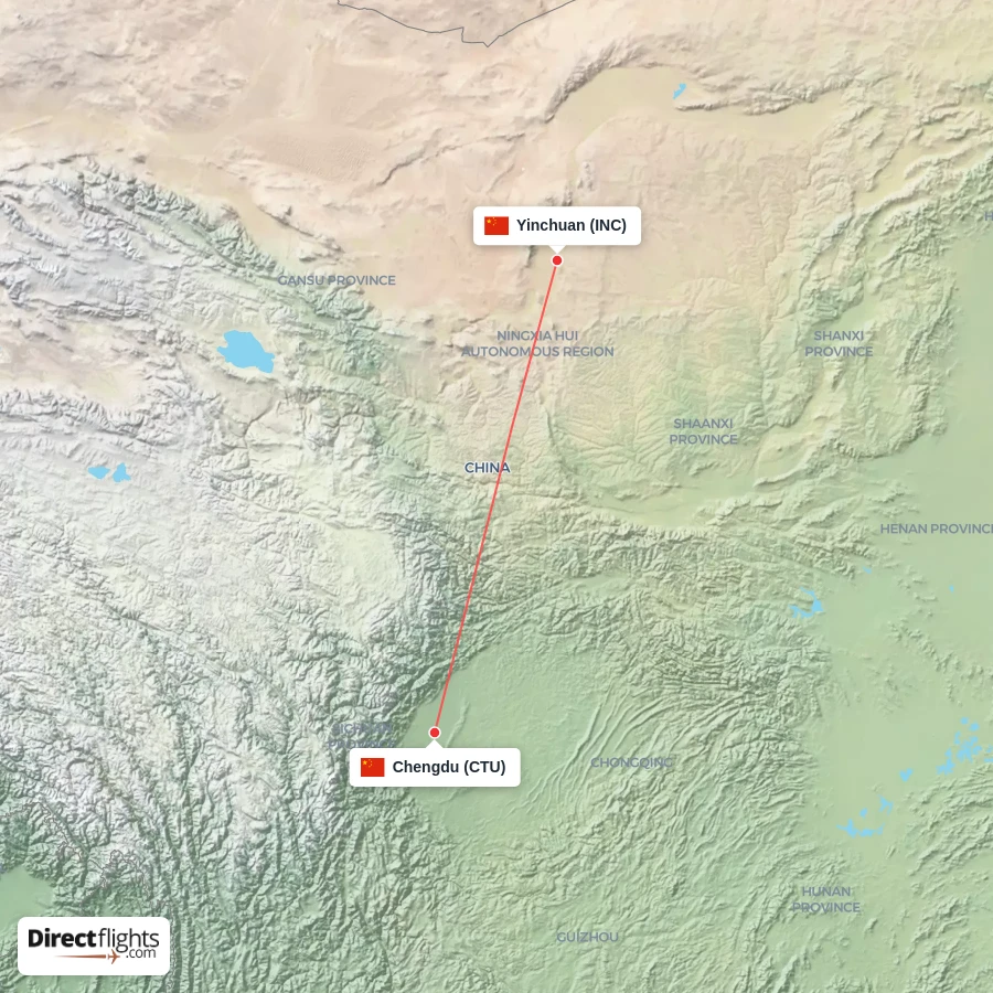 CTU - INC route map