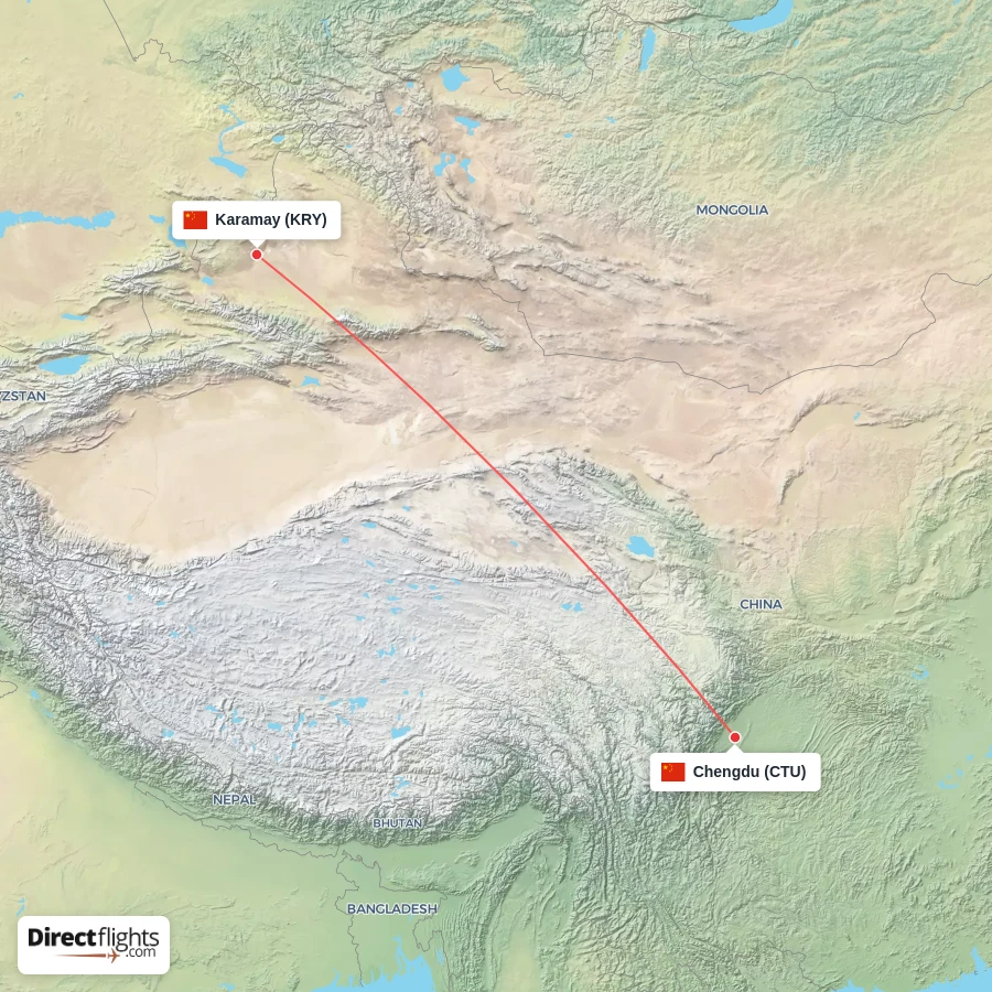 CTU - KRY route map