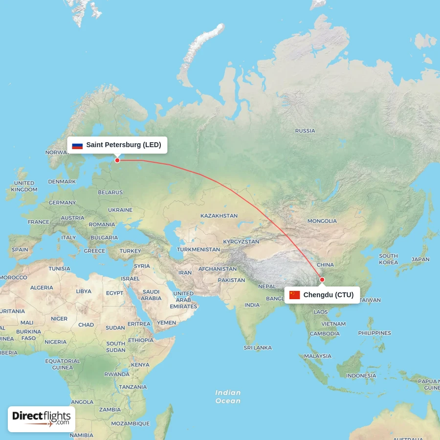 CTU - LED route map