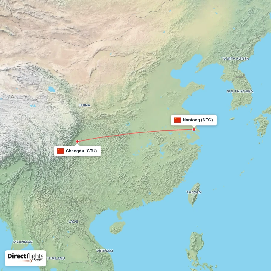 CTU - NTG route map