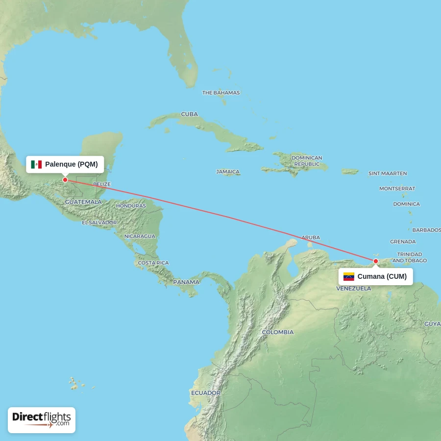 CUM - PQM route map