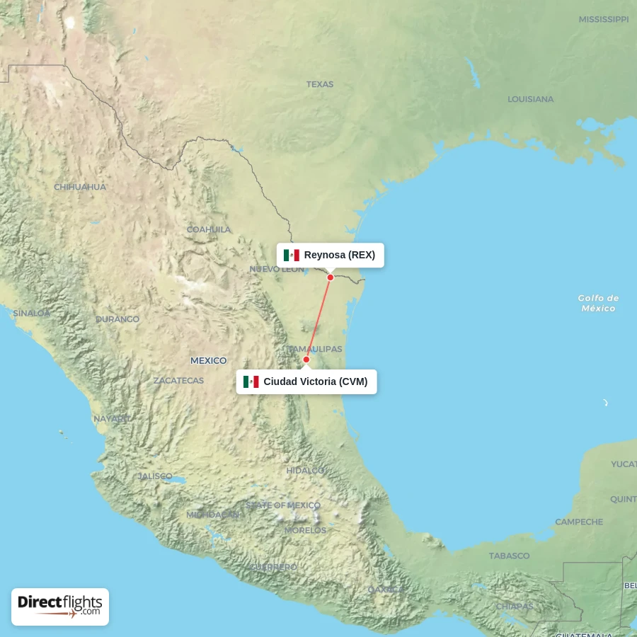 CVM - REX route map