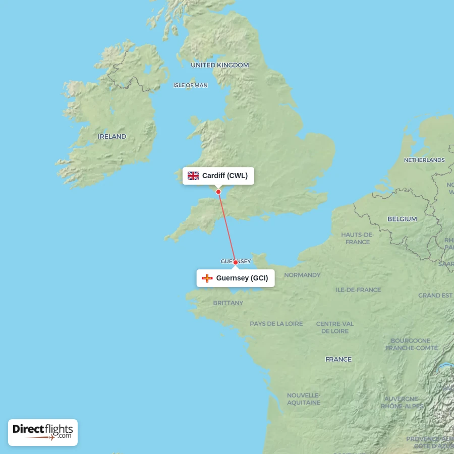 CWL - GCI route map