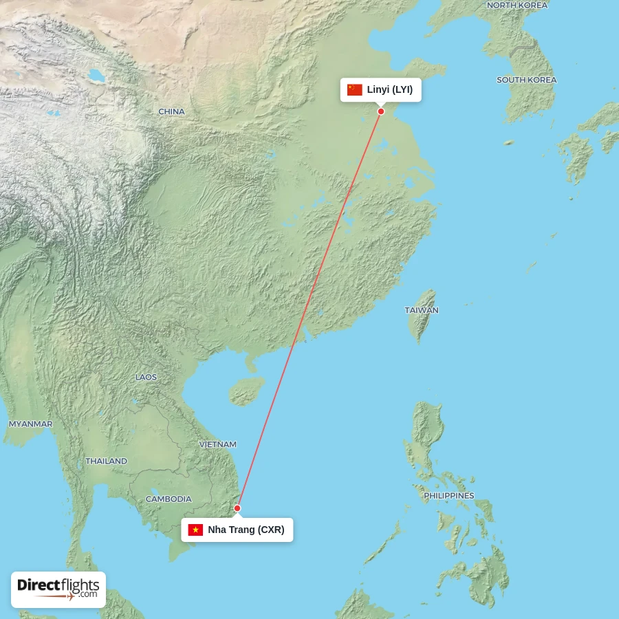 CXR - LYI route map