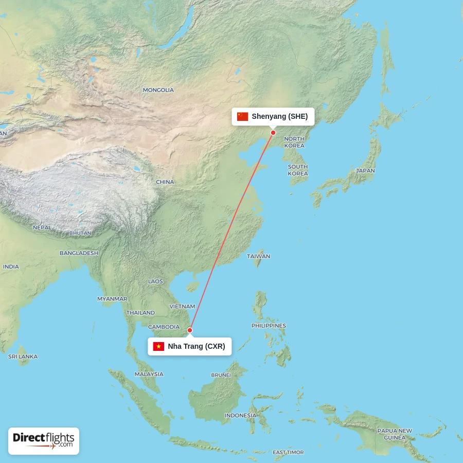 CXR - SHE route map
