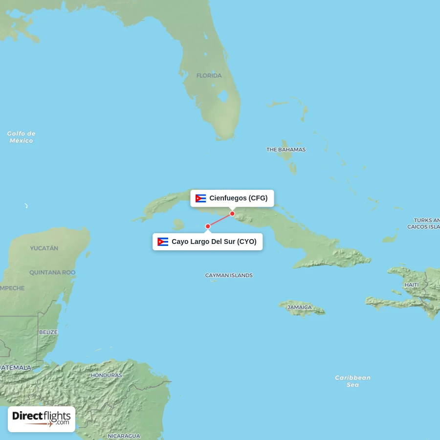 CYO - CFG route map