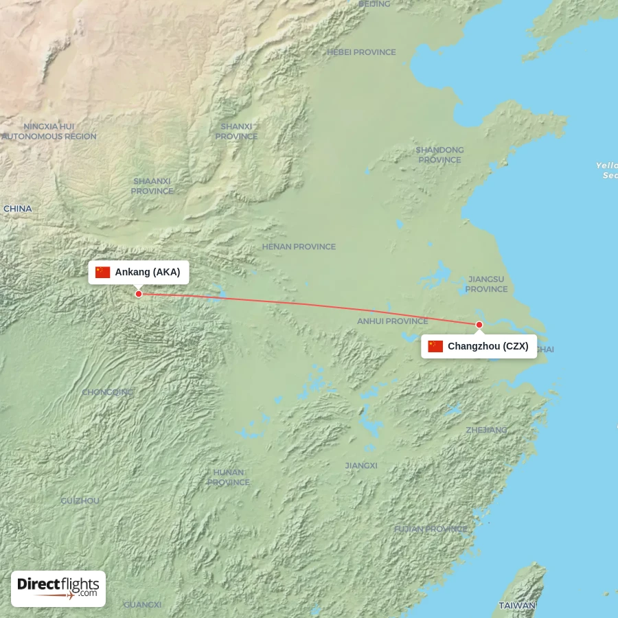 CZX - AKA route map