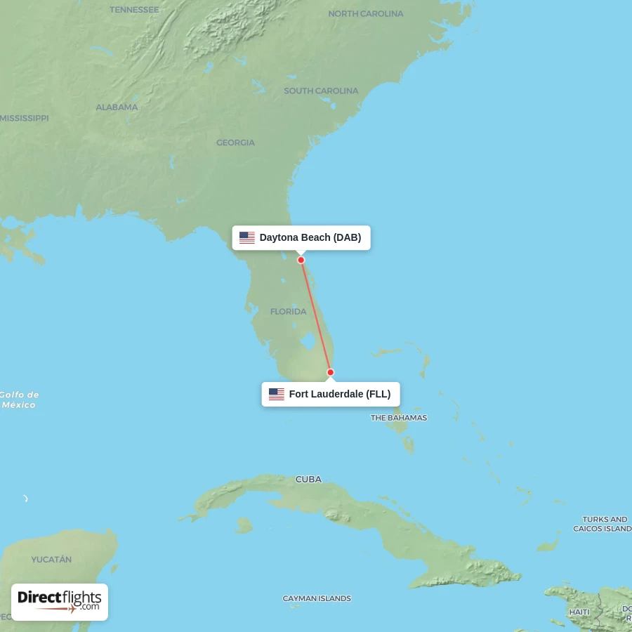 DAB - FLL route map