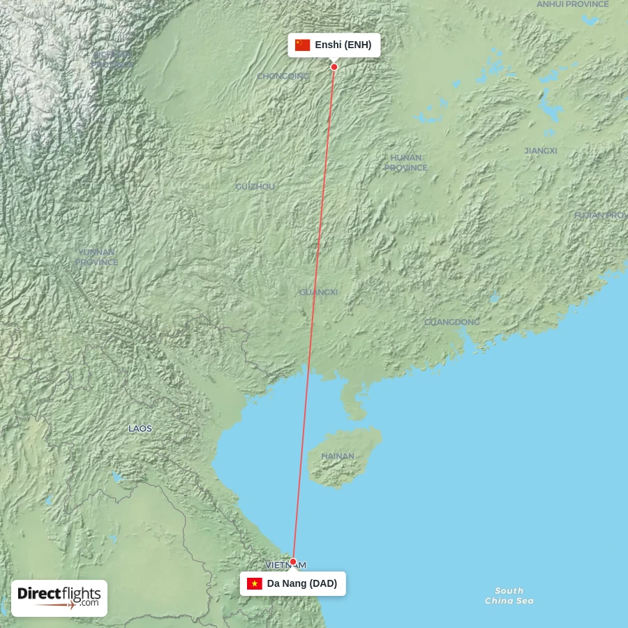 DAD - ENH route map