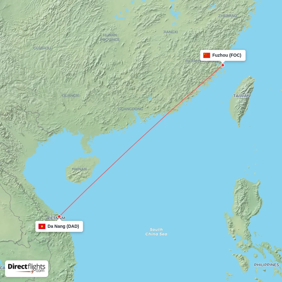 DAD - FOC route map