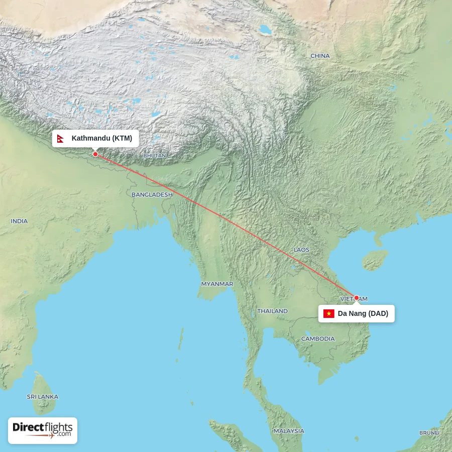 DAD - KTM route map
