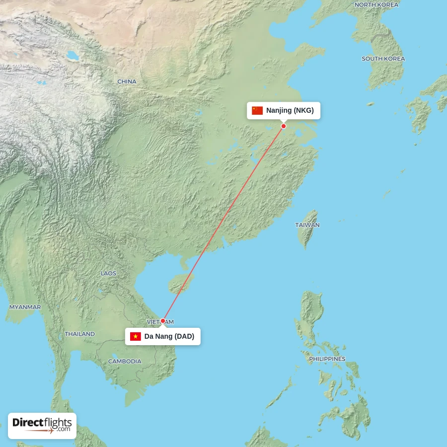 DAD - NKG route map