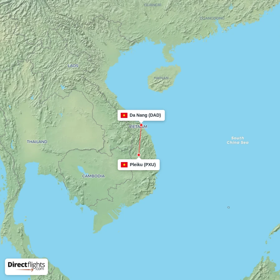 DAD - PXU route map