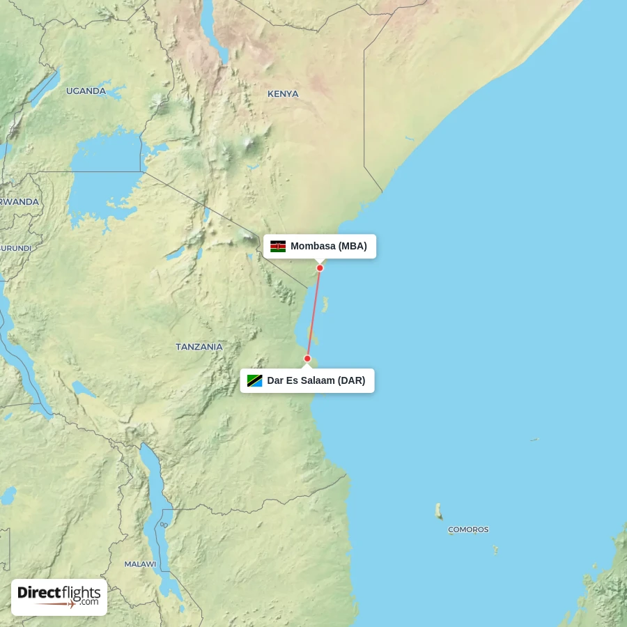 DAR - MBA route map