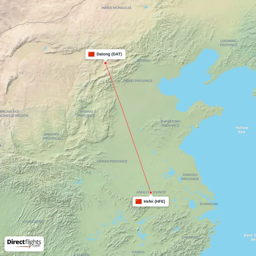 DAT - HFE route map