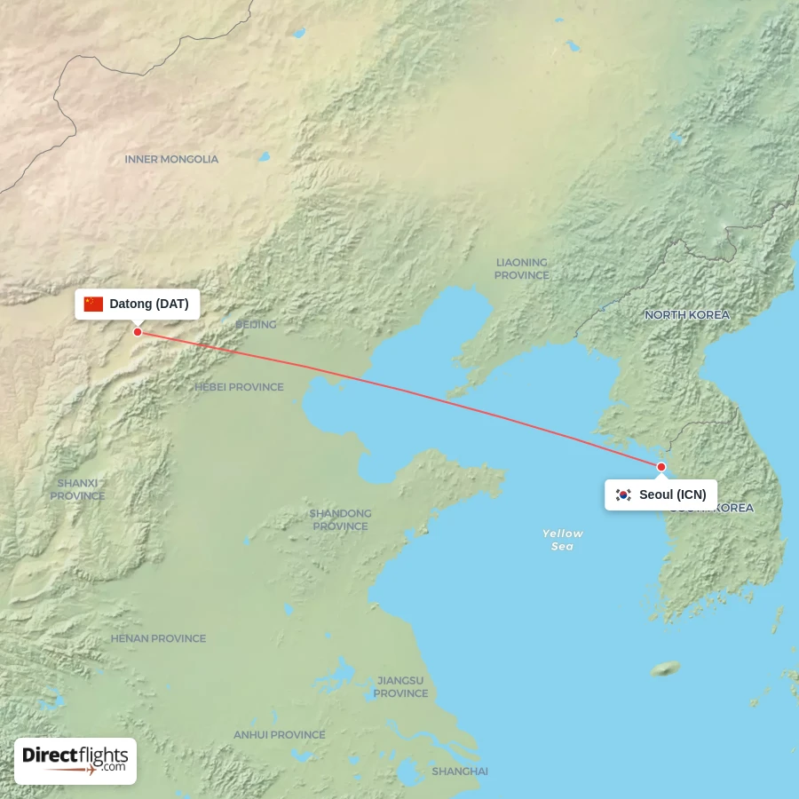 DAT - ICN route map
