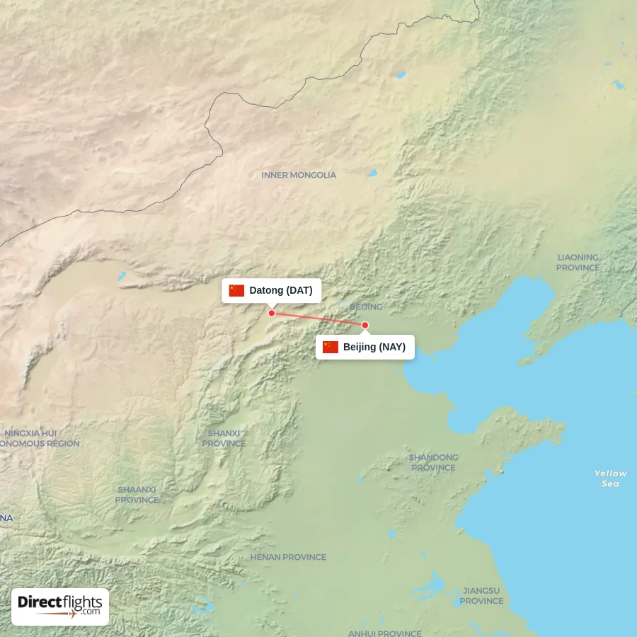 DAT - NAY route map