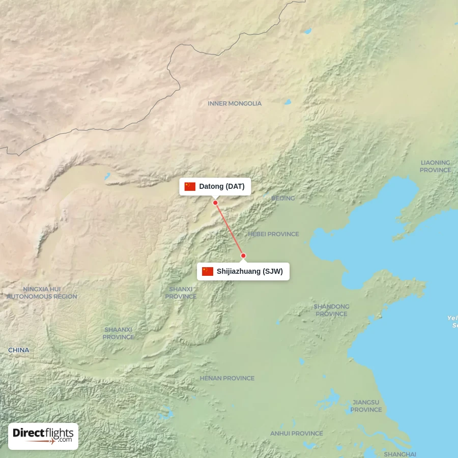 DAT - SJW route map
