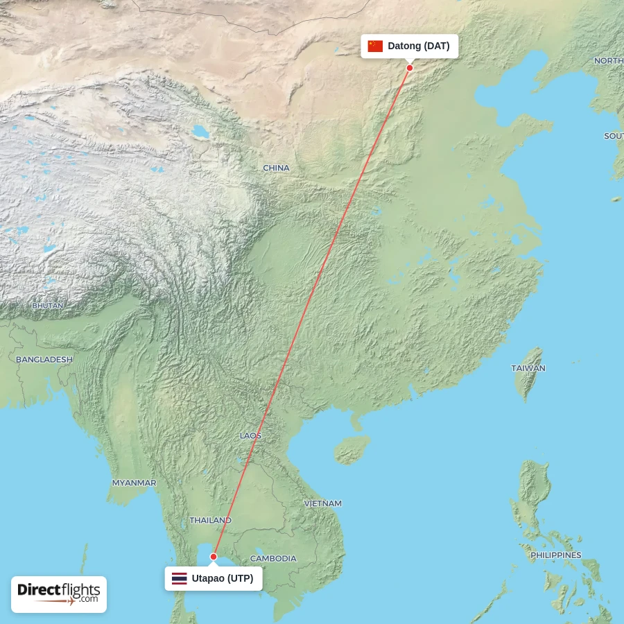 DAT - UTP route map