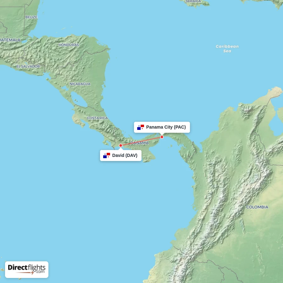 DAV - PAC route map