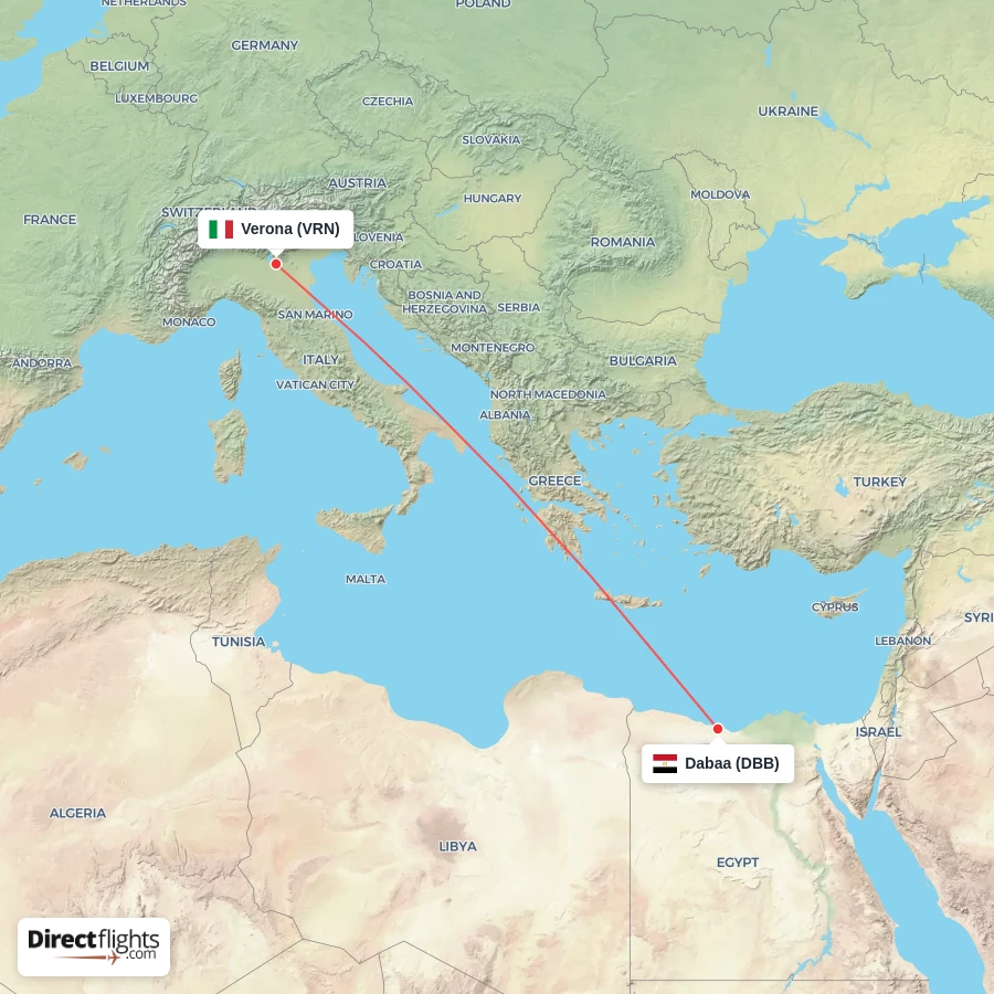 DBB - VRN route map