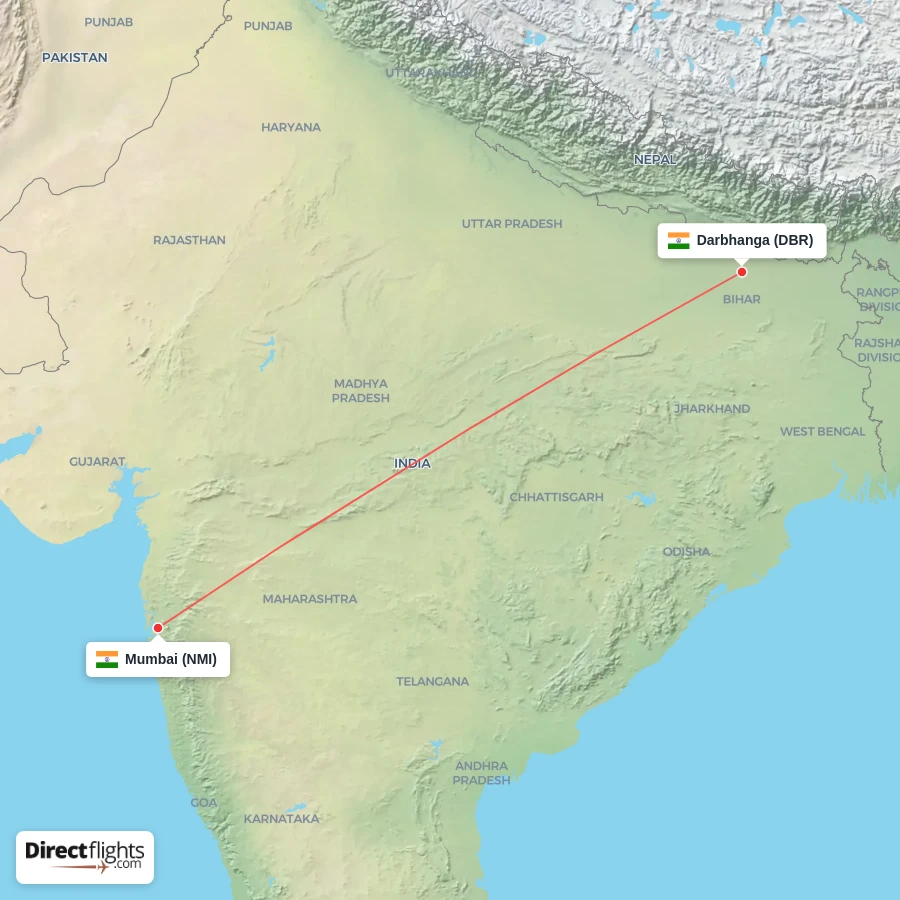 DBR - NMI route map