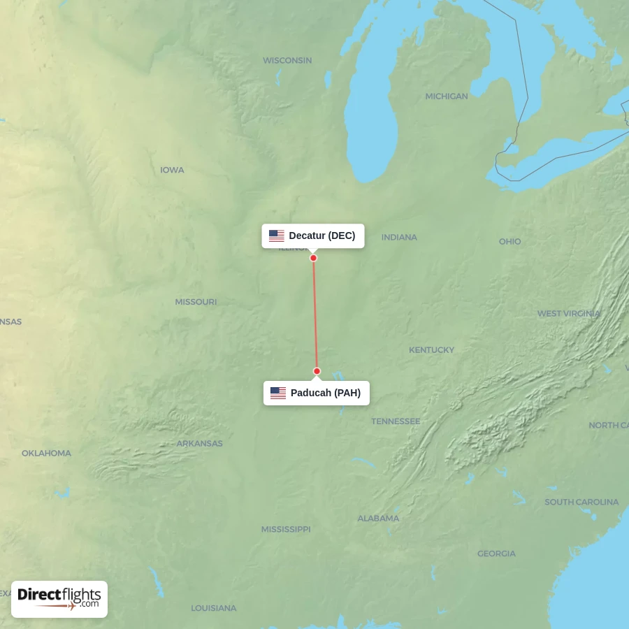 DEC - PAH route map