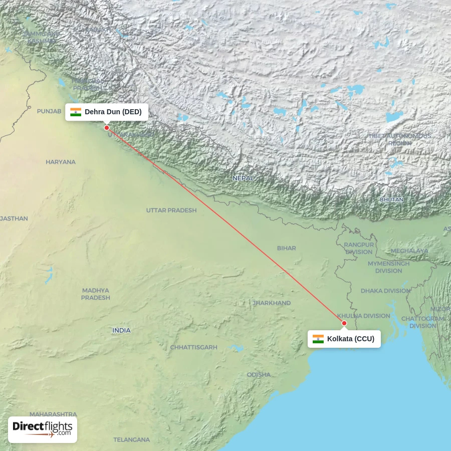 DED - CCU route map
