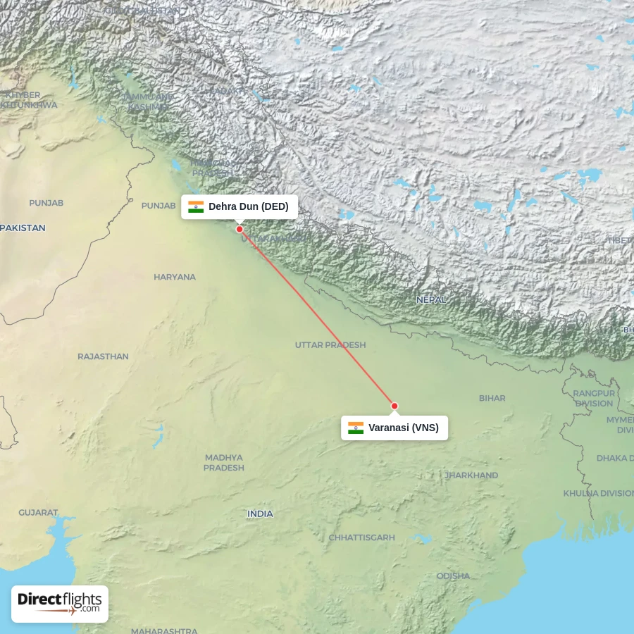 DED - VNS route map
