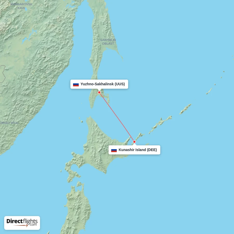 DEE - UUS route map