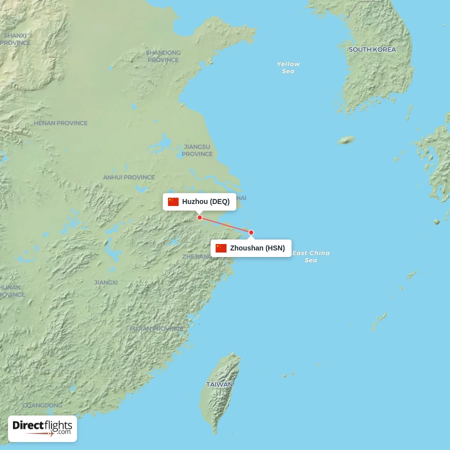 DEQ - HSN route map