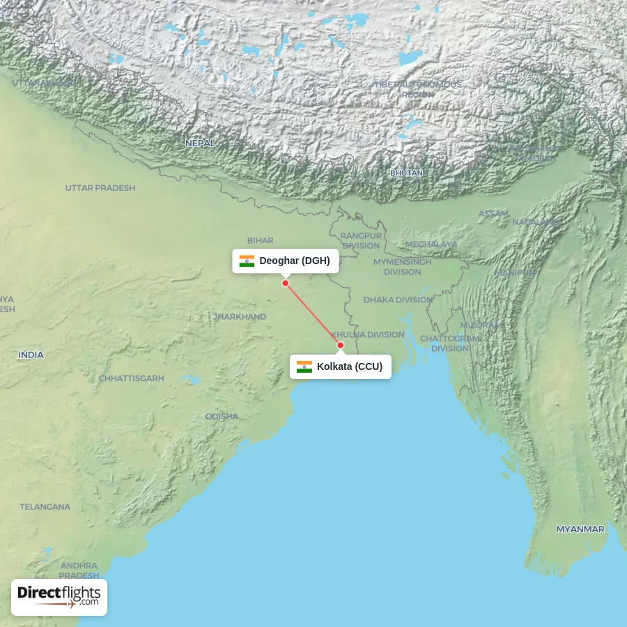 DGH - CCU route map