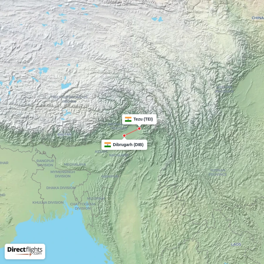 DIB - TEI route map