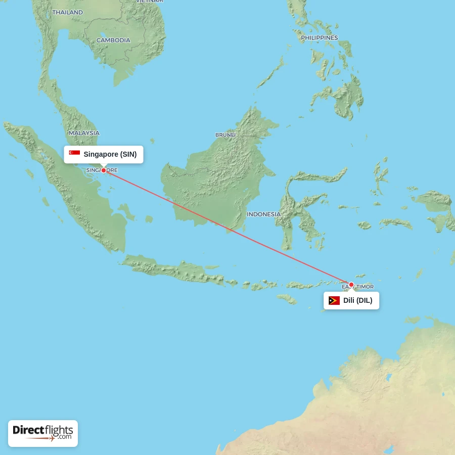 DIL - SIN route map