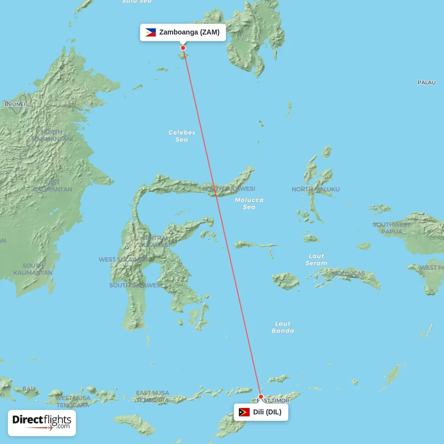 DIL - ZAM route map