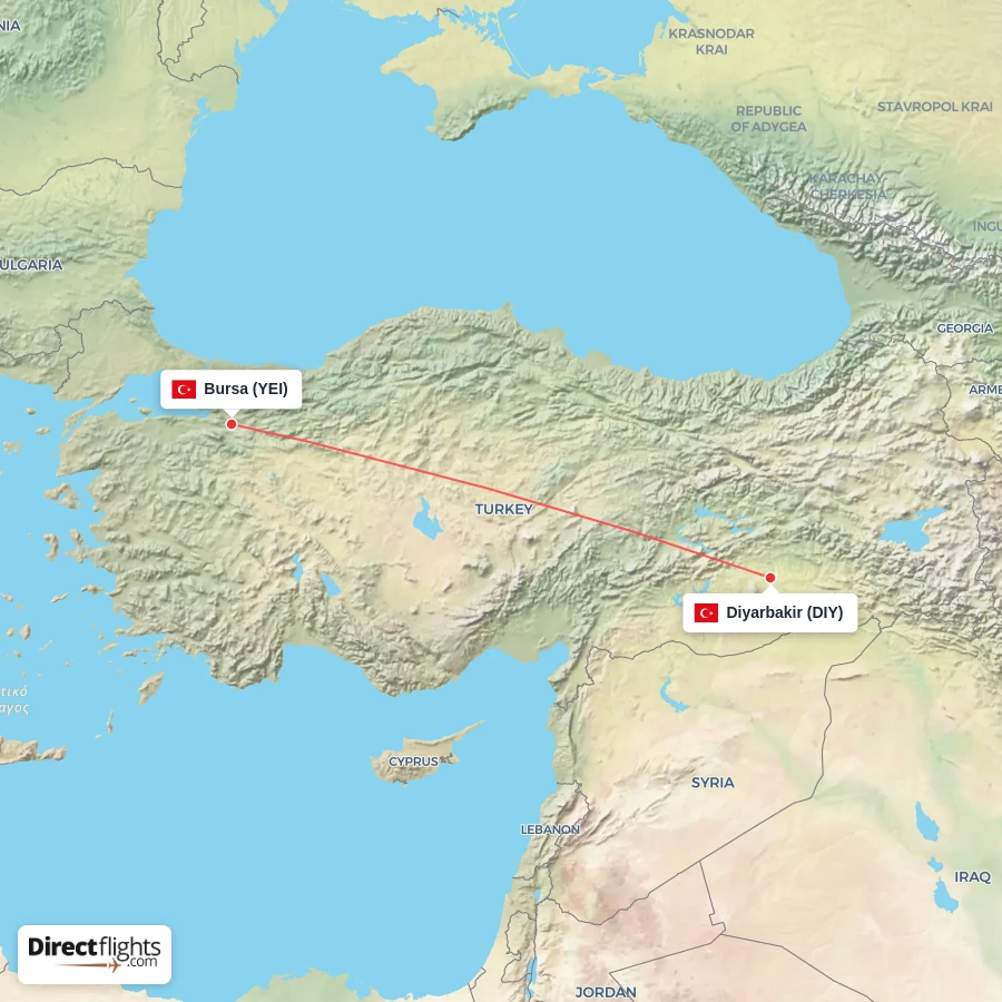DIY - YEI route map