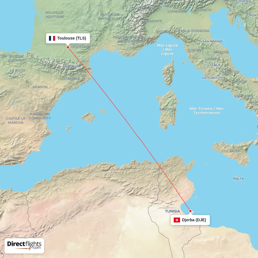 DJE - TLS route map