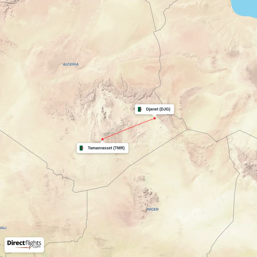 DJG - TMR route map