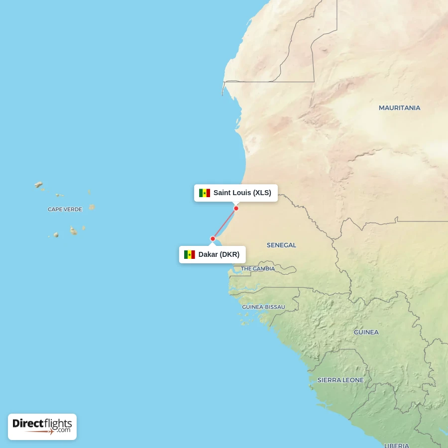 DKR - XLS route map