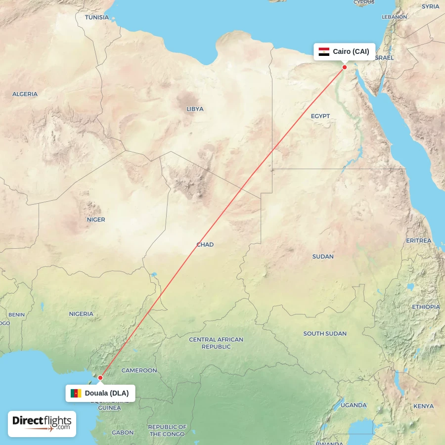 DLA - CAI route map