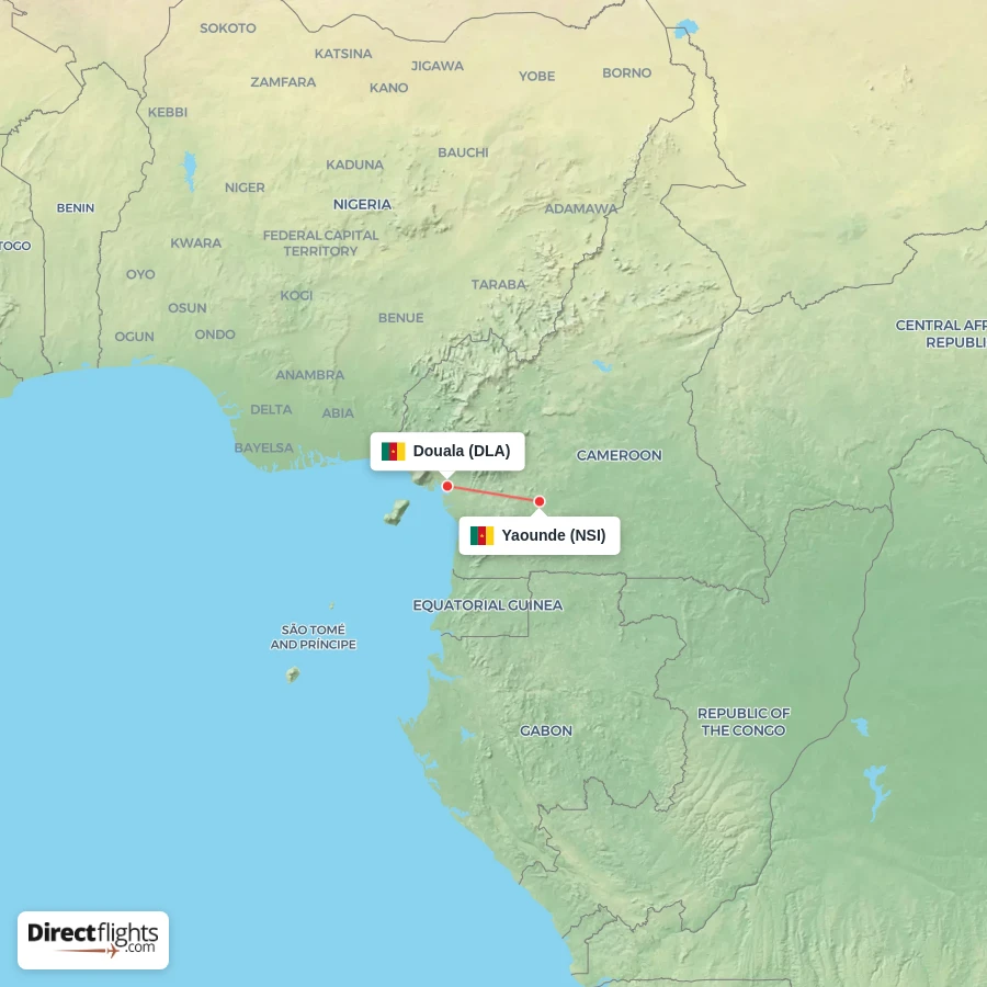 DLA - NSI route map