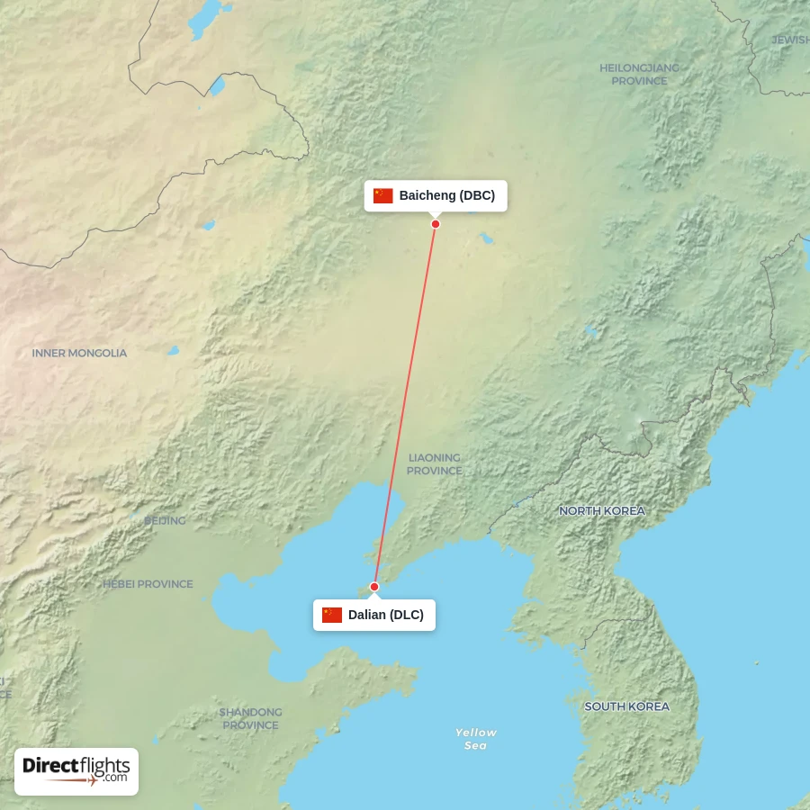 DLC - DBC route map