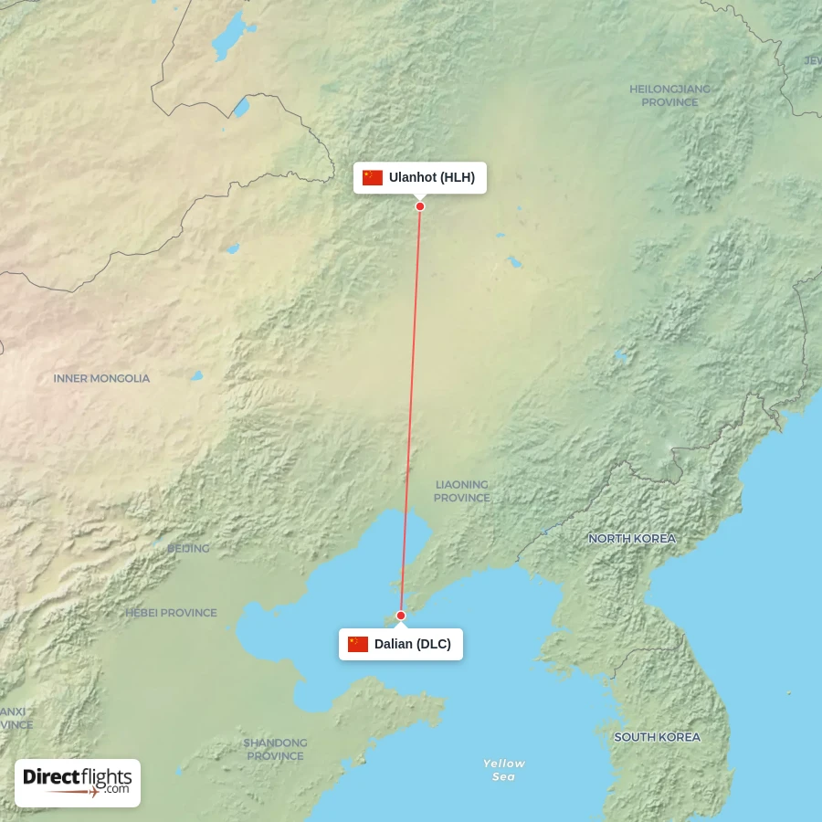 DLC - HLH route map