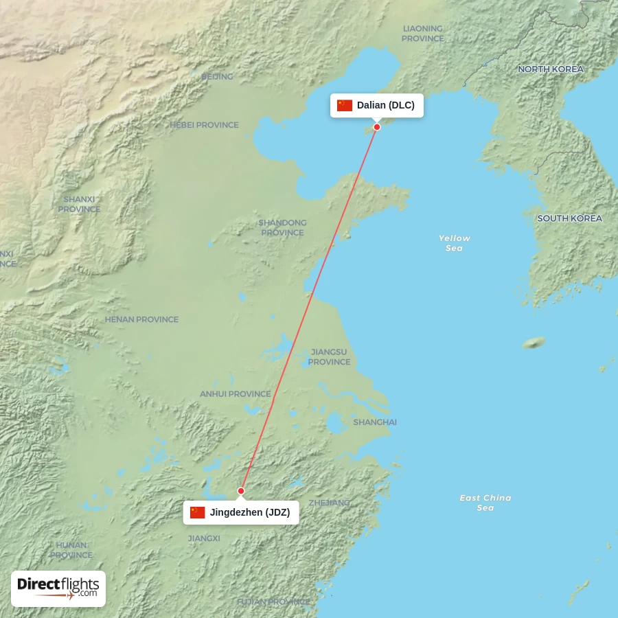 DLC - JDZ route map